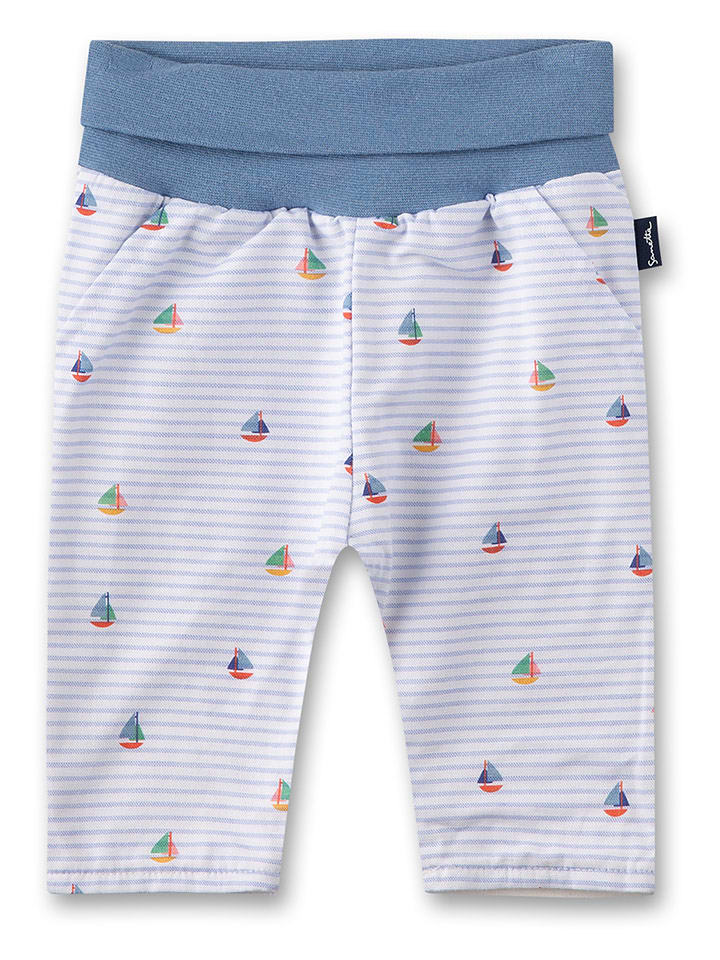 Sanetta Kidswear Spodnie w kolorze błękitnym rozmiar: 62