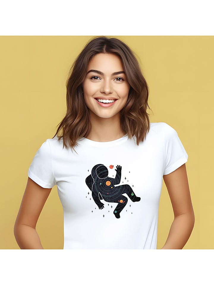 WOOOP Koszulka "Inner space" w kolorze białym rozmiar: XXL