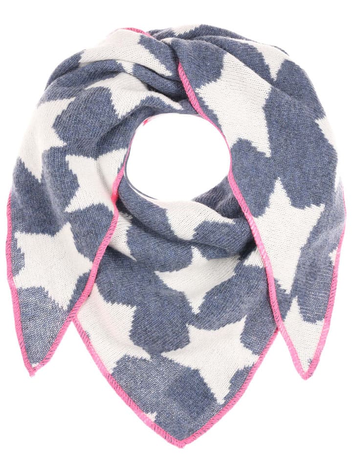 Zwillingsherz Chustka "Sterne" w kolorze niebieskim rozmiar: onesize