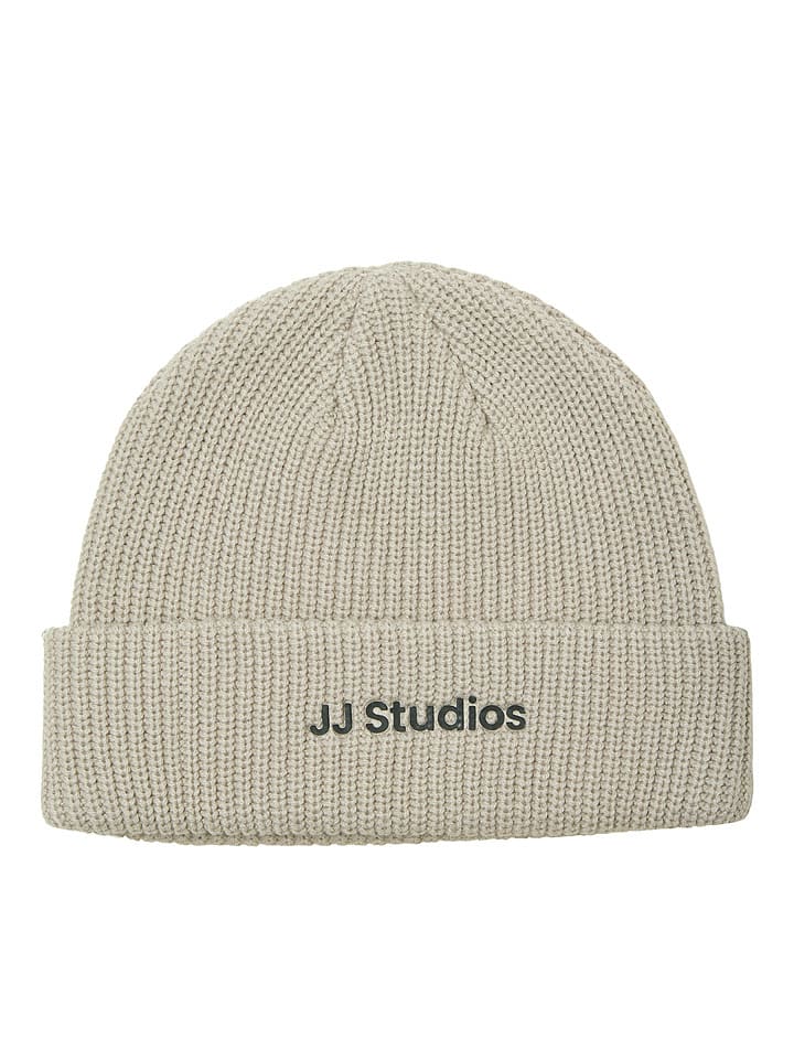 Jack & Jones Czapka beanie w kolorze beżowym rozmiar: onesize