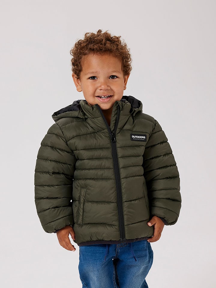 name it Kurtka pikowana "Marble" w kolorze khaki rozmiar: 98