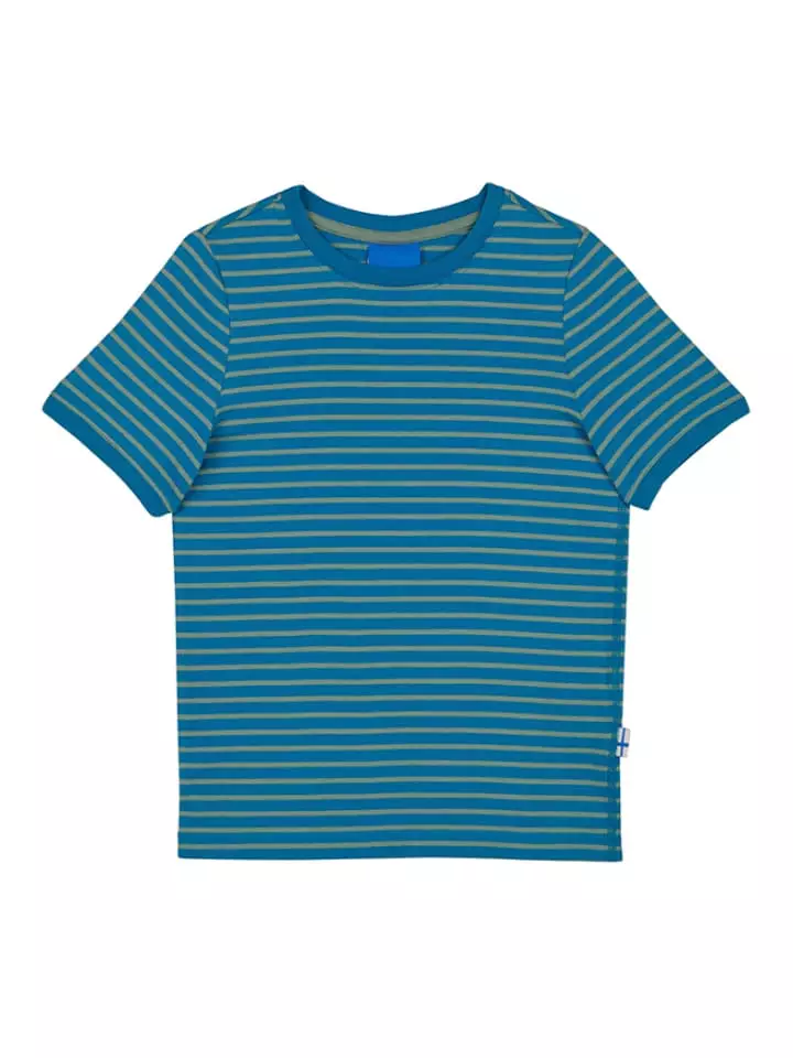 finkid Koszulka "Renkaat" w kolorze niebieskim rozmiar: 110/120