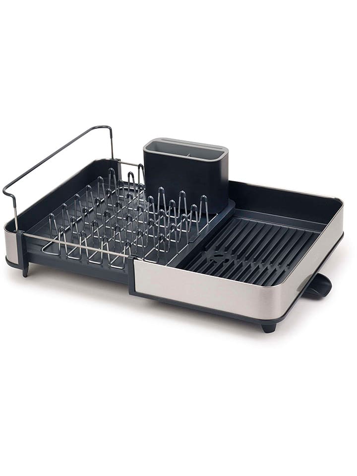 JosephJoseph Ociekacz ''ExtendSteel'' w kolorze srebrno-czarnym - 35,3 x 16,7 x 34 cm rozmiar: onesize