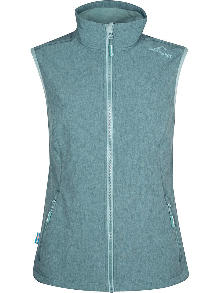 Westfjord Kamizelka softshellowa "Eldfjall" w kolorze turkusowym rozmiar: S