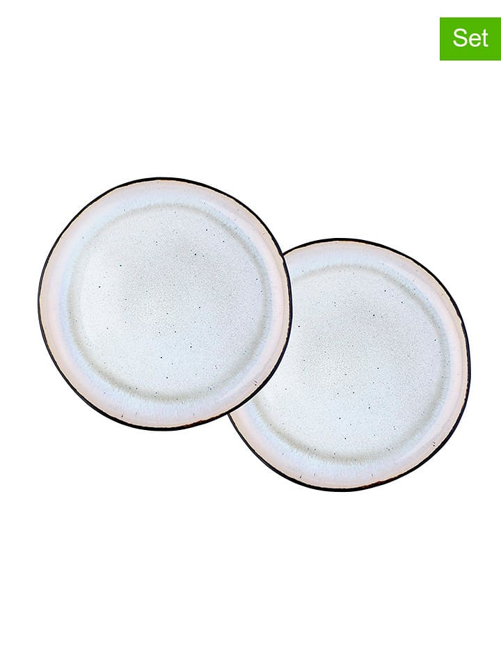 Björn Talerze (2 szt.) "Iris" w kolorze białym do serwowania - Ø 32 cm rozmiar: onesize