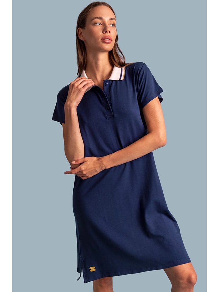 admas Sukienka w kolorze granatowym rozmiar: M