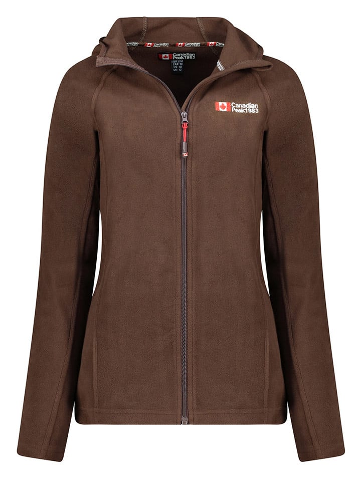 Canadian Peak Kurtka polarowa "Tugoodeak" w kolorze brązowym rozmiar: XL
