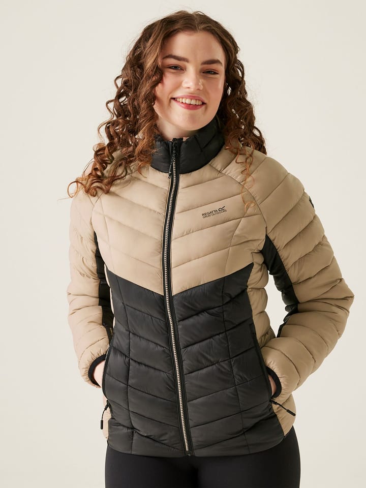 Regatta Kurtka pikowana "Dalent" w kolorze beżowo-brązowym rozmiar: 38