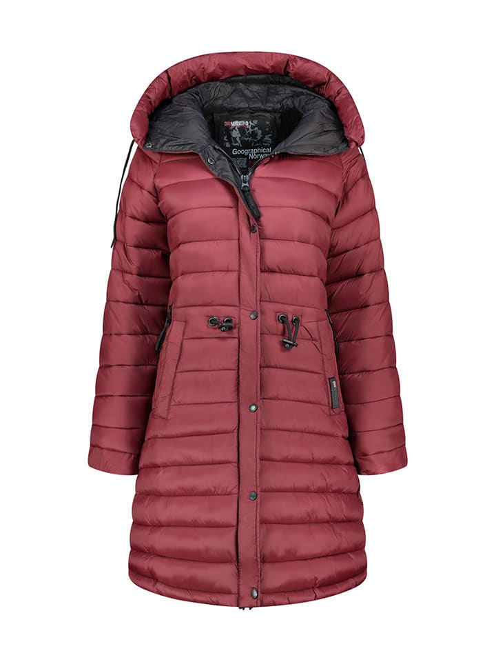 Geographical Norway Płaszcz zimowy "Batiga" w kolorze bordowym rozmiar: XXL
