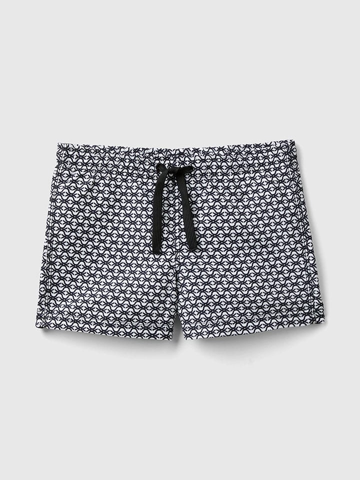 Benetton Kąpielówki w kolorze czarno-białym rozmiar: 150