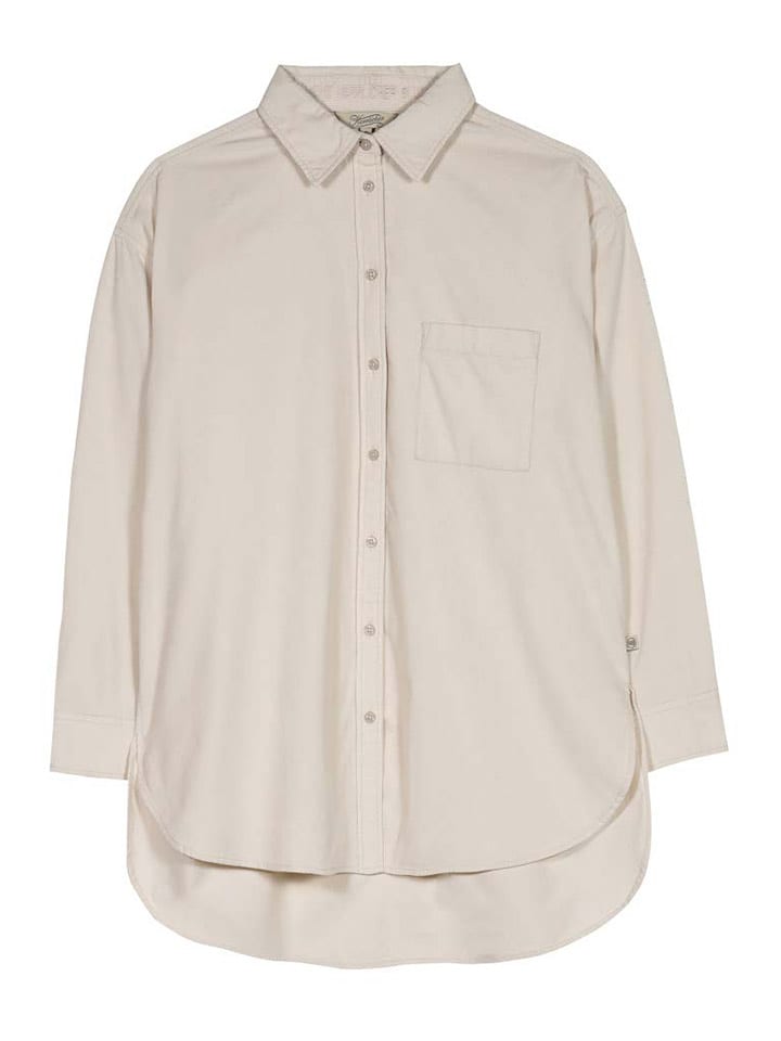 Herrlicher Bluzka w kolorze beżowym rozmiar: L