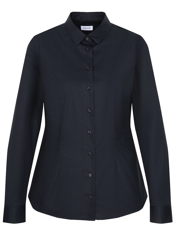 Seidensticker Koszula w kolorze czarnym rozmiar: 34