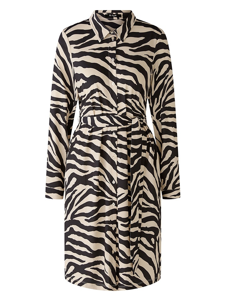 Miss Lagotte Sukienka w kolorze czarno-kremowym rozmiar: 40