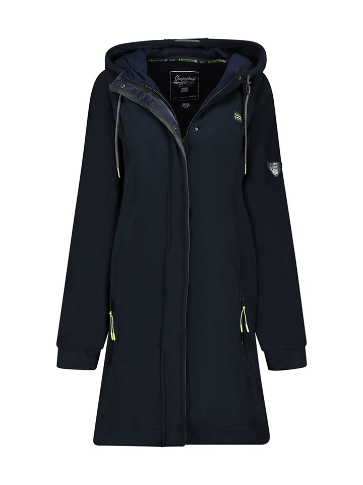 Geographical Norway Płaszcz polarowy "Timothe" w kolorze granatowym rozmiar: L