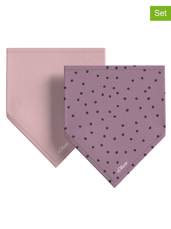 s.Oliver Chusty (2 szt.) w kolorze jasnoróżowo-fioletowym rozmiar: onesize