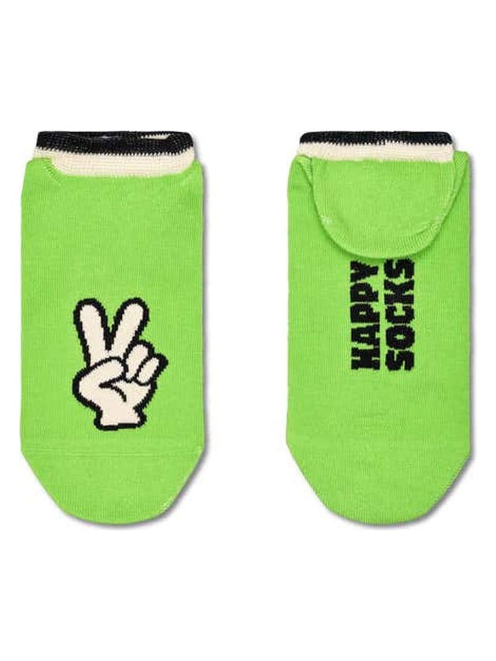 Happy Socks Skarpety-stopki w kolorze zielonym rozmiar: 36-40