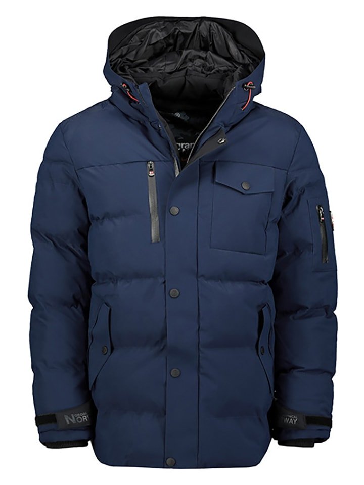 Geographical Norway Parka "Aldesto" w kolorze granatowym rozmiar: 164