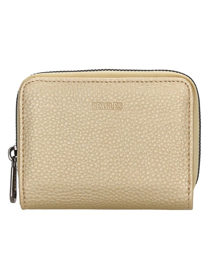 Beagles Portfel w kolorze złotym - 12 x 9 x 3 cm rozmiar: onesize