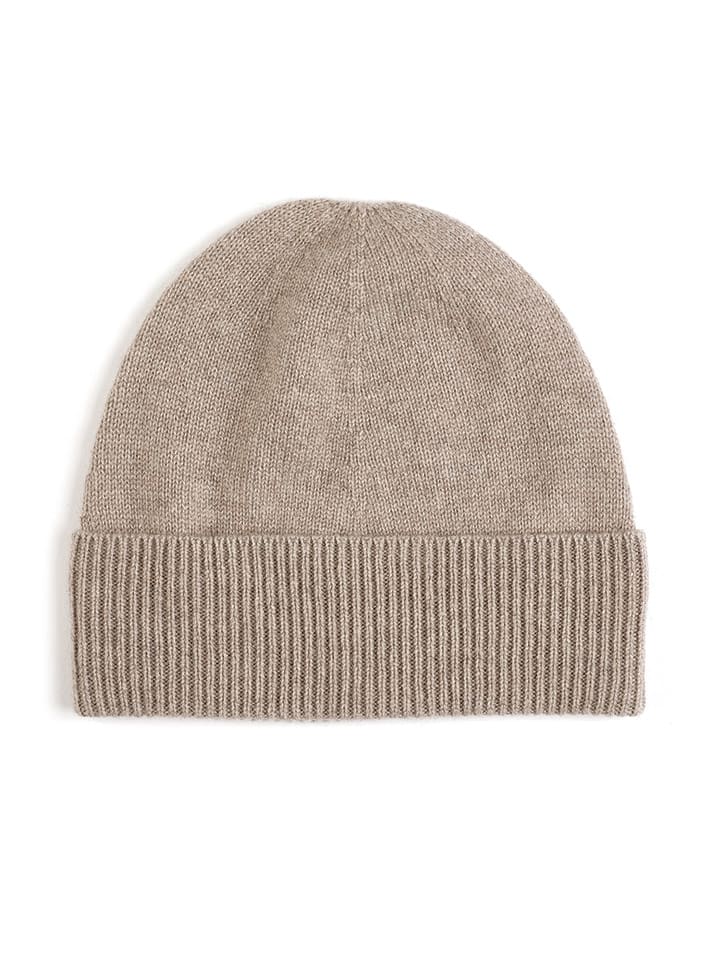 CXL by Christian Lacroix Kaszmirowa czapka w kolorze beżowym rozmiar: onesize