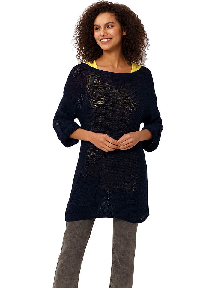 Heine Sweter w kolorze czarno-żółtym rozmiar: 38