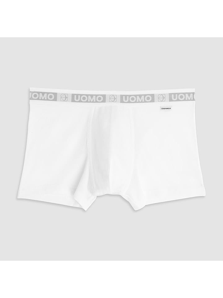 COTONELLA Bokserki w kolorze białym rozmiar: M