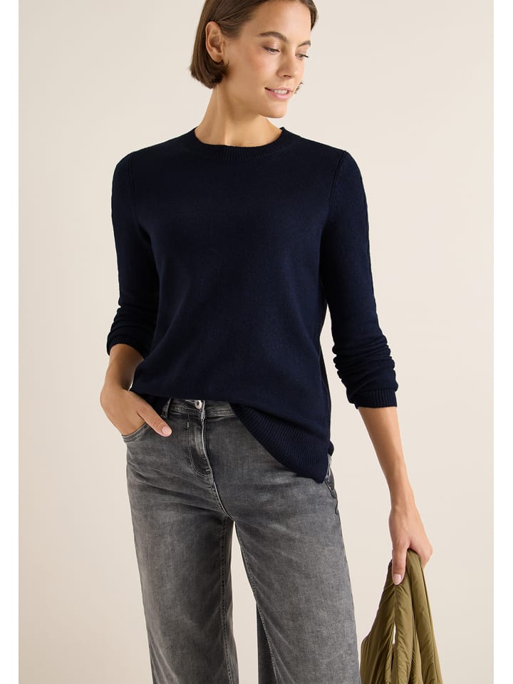 Cecil Sweter w kolorze granatowym rozmiar: XS