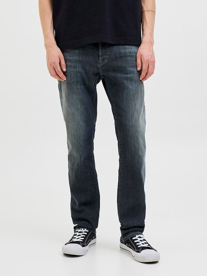Jack & Jones Dżinsy "Jjiglenn" - Regular fit - w kolorze granatowym rozmiar: W28/L32