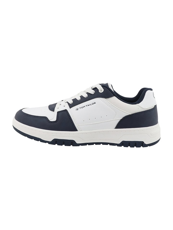 Tom Tailor Sneakersy w kolorze biało-granatowym rozmiar: 44