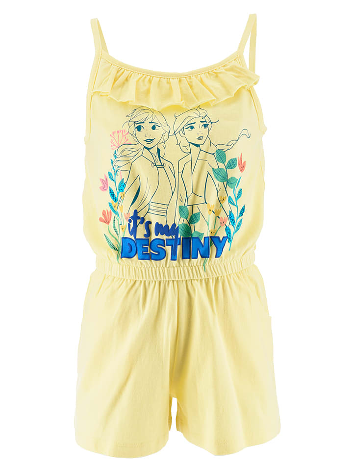 Disney Frozen Kombinezon "Kraina Lodu" w kolorze żółtym rozmiar: 110