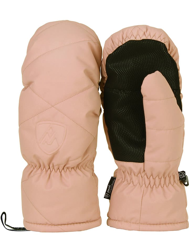 Peak Mountain Rękawiczki narciarskie "Mitaine" w kolorze jasnoróżowym rozmiar: S/M