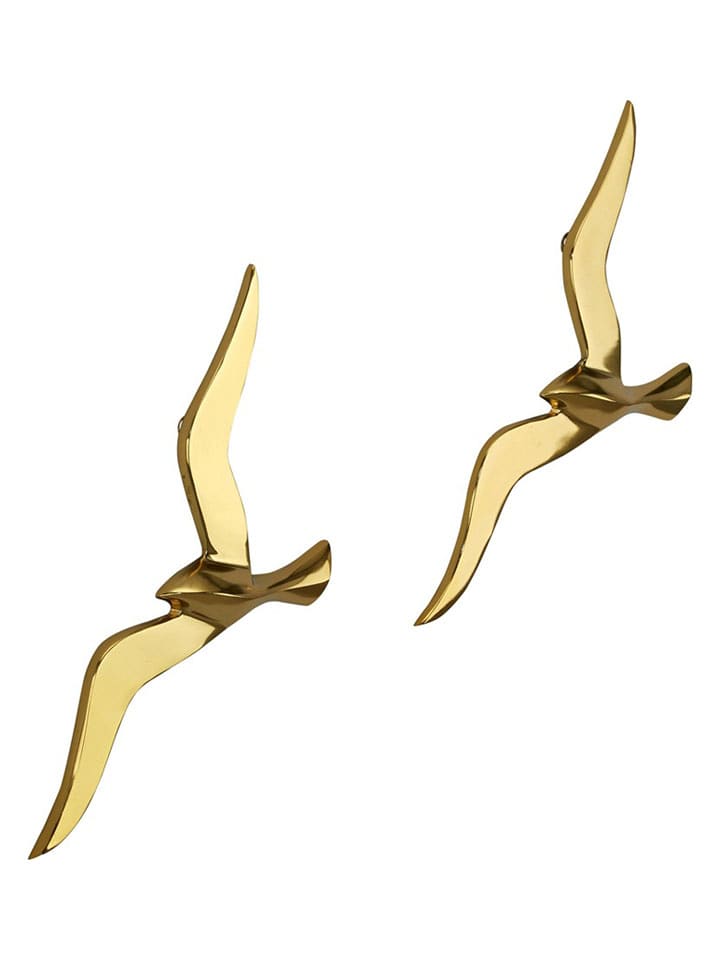 heine home Dekoracja ścienna w kolorze złotym - 18 x 47 cm rozmiar: onesize