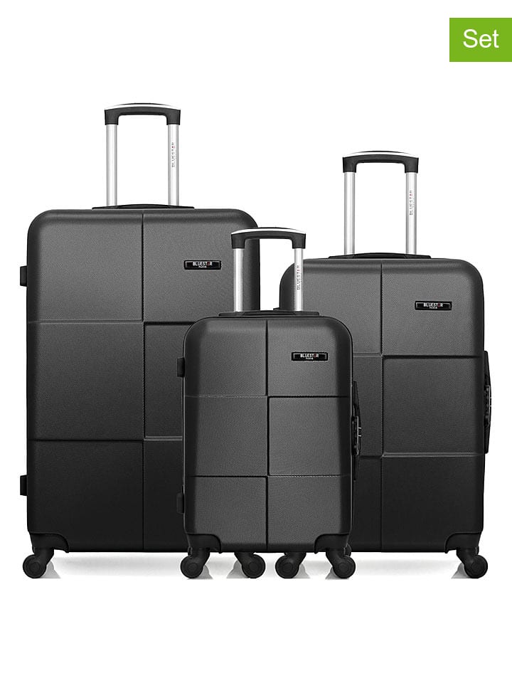 BlueStar 3-częściowy zestaw "Miami" w kolorze czarnym rozmiar: onesize