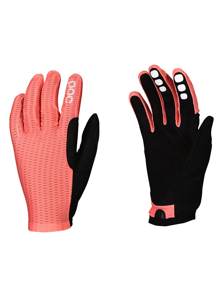 POC Rękawiczki kolarskie "Savant" w kolorze czerwonym rozmiar: L