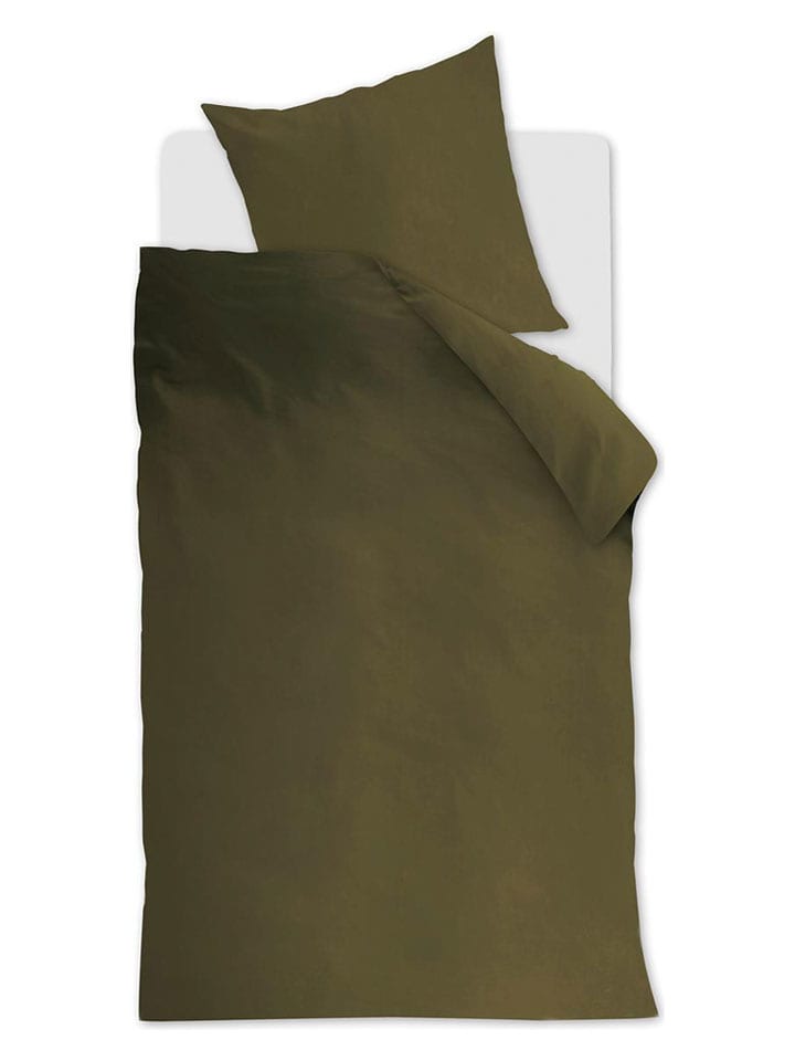 Ambiante Komplet pościeli w kolorze khaki rozmiar: 155x220 cm