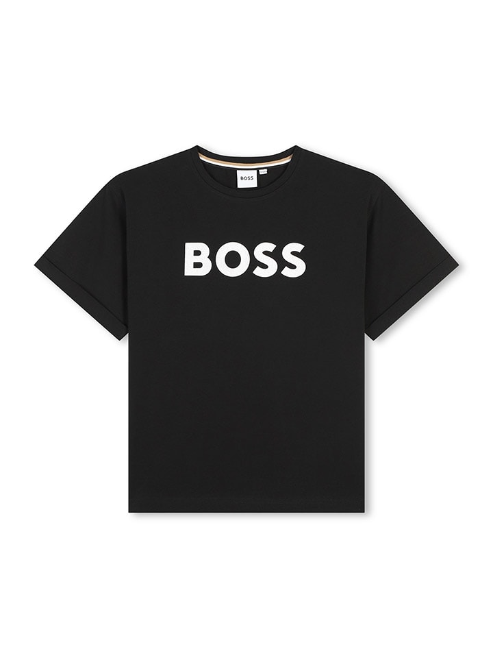 Hugo Boss Kids Koszulka w kolorze czarnym rozmiar: 128