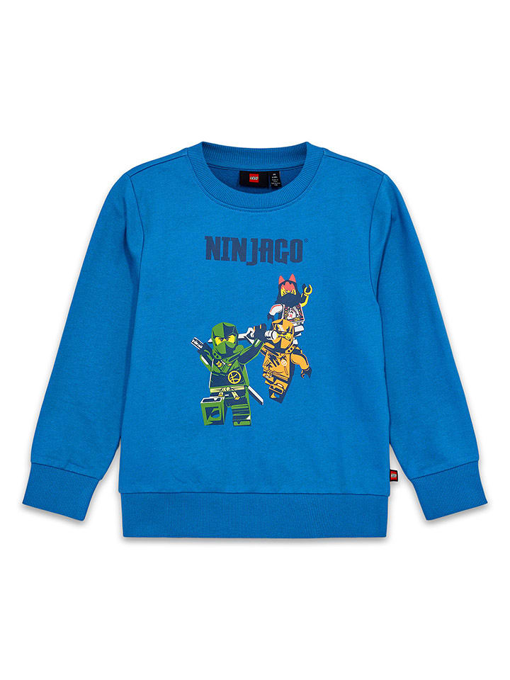 LEGO Bluza w kolorze niebieskim ze wzorem rozmiar: 146