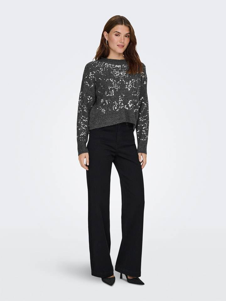 ONLY Sweter w kolorze antracytowym rozmiar: S