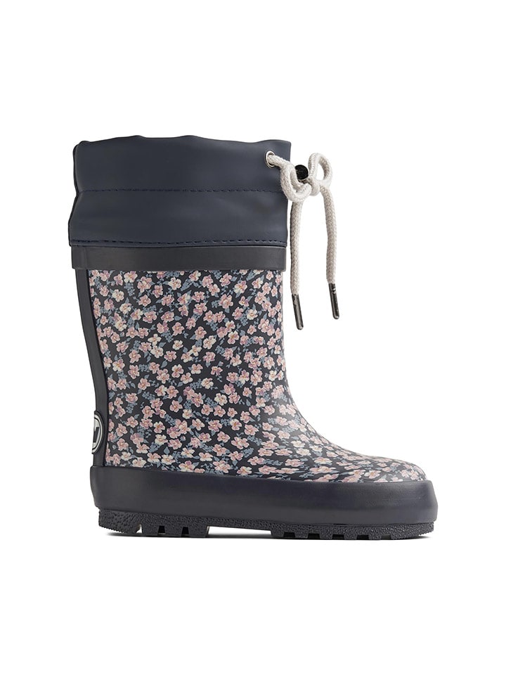 Wheat Kalosze w kolorze granatowo-jasnoróżowym rozmiar: 24