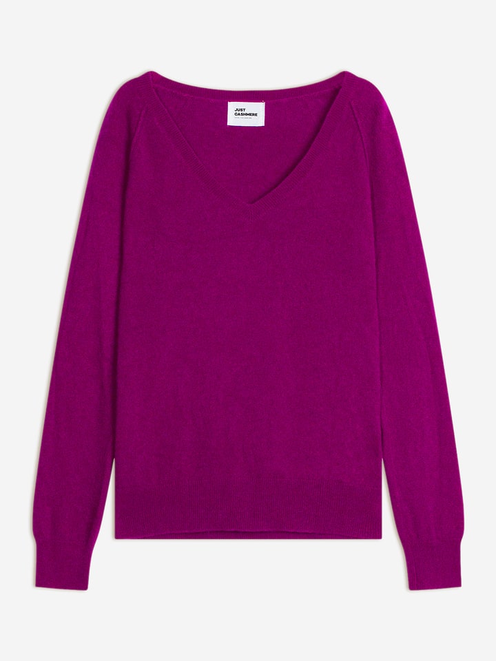 Just Cashmere Kaszmirowy sweter "Phoebe" w kolorze różowym rozmiar: S