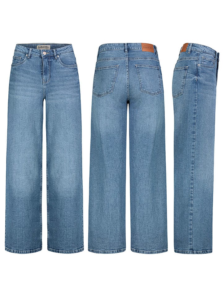 Sublevel Dżinsy - Comfort fit - w kolorze niebieskim rozmiar: XS