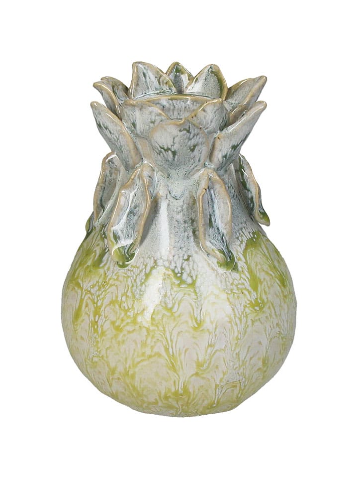 Kersten Wazon w kolorze zielonym - wys. 15 x Ø 11,5 cm rozmiar: onesize