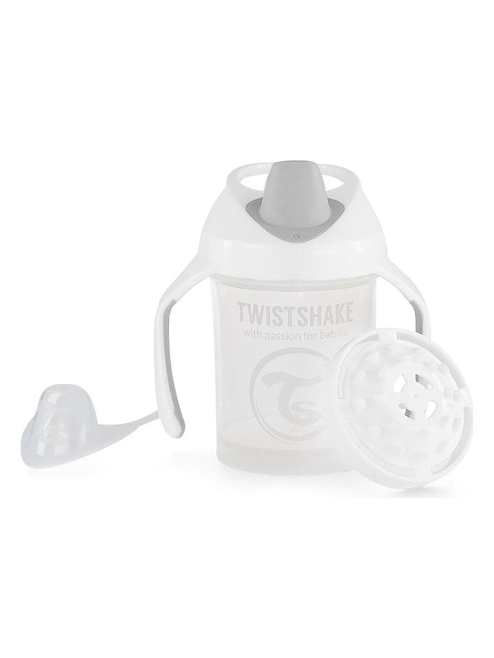 Twistshake Butelka w kolorze białym do nauki picia - 230 ml rozmiar: onesize