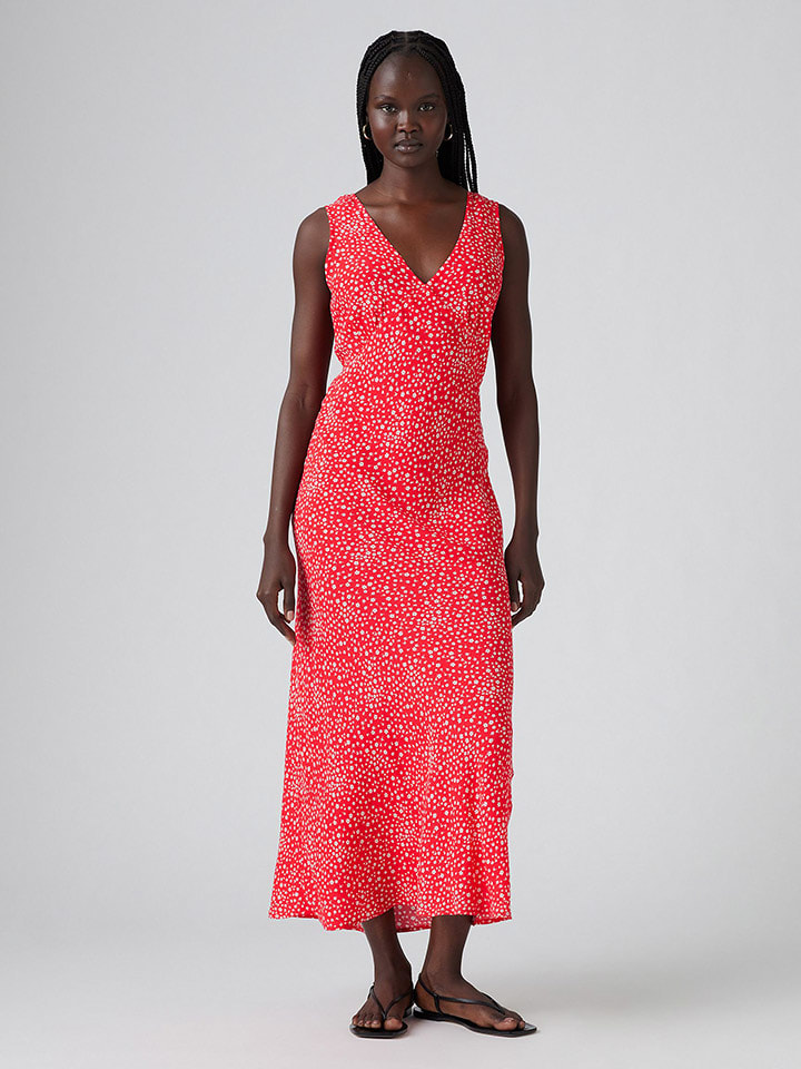 Levi's Sukienka w kolorze czerwono-białym rozmiar: L