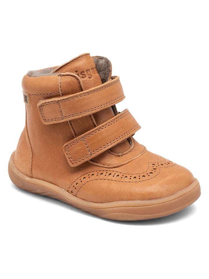 bisgaard Skórzane buty "Philine" w kolorze jasnobrązowym do chodzenia na boso rozmiar: 22