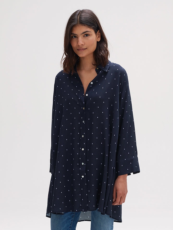 OPUS Koszula "Fadonna" w kolorze granatowym rozmiar: 38