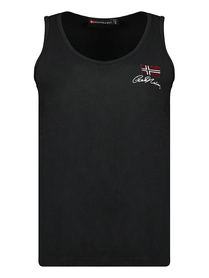 Geographical Norway Top "Jupette" w kolorze czarnym rozmiar: XL