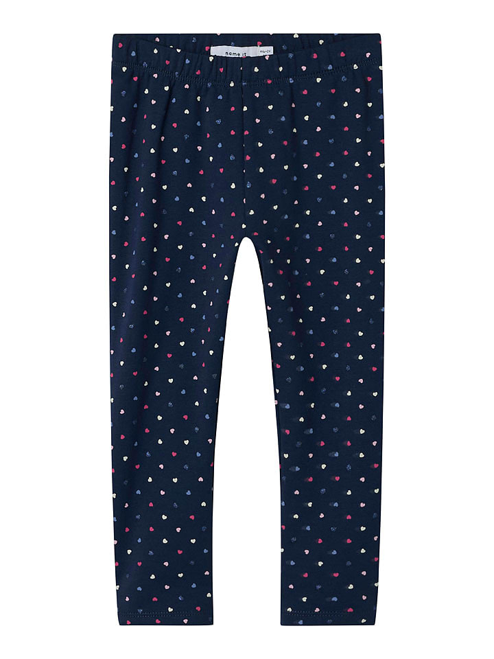 name it Legginsy "Oeana" w kolorze granatowym rozmiar: 110