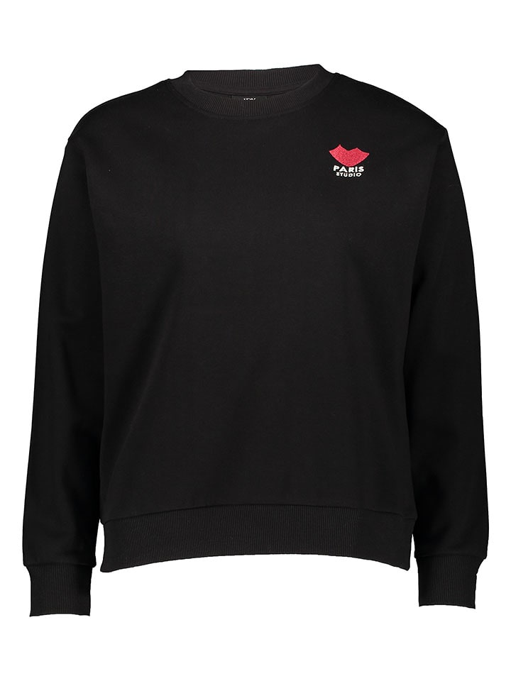 JDY Sweter "Paris" w kolorze czarnym rozmiar: L