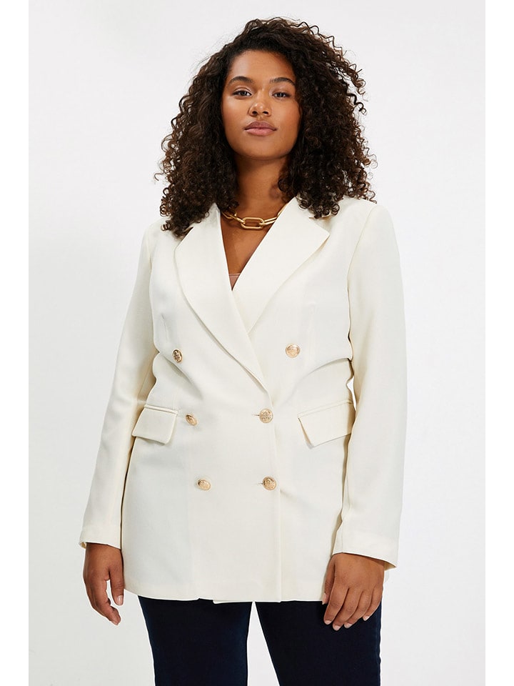 trendyol Blezer w kolorze kremowym rozmiar: 38