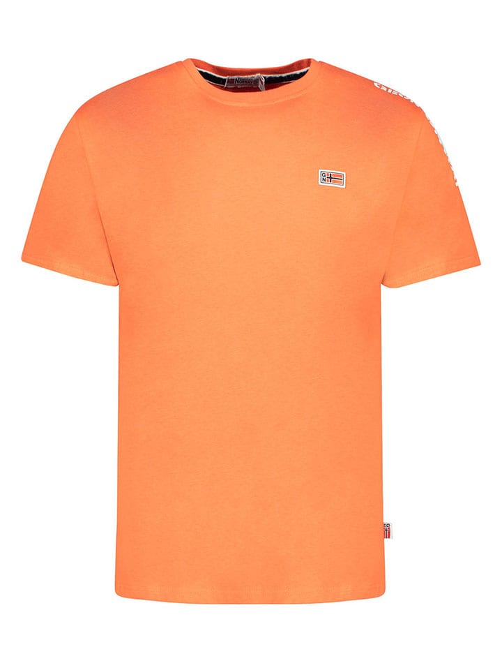 Geographical Norway Koszulka "Jaredo" w kolorze pomarańczowym rozmiar: 128